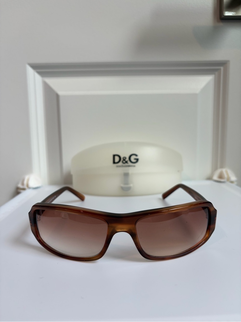 D&G Brown Gradient Lens Sunglasses